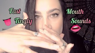 ASMR Fast amp Aggressive Mouth Sounds with Hand Movements [upl. by Bidget]