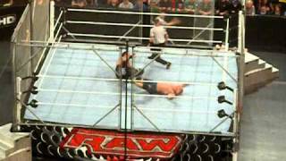 John Cena vs Undertaker vs Sheamus STEEL CAGE WWE TITLE 08302010 Boston MA [upl. by Zephaniah]