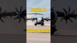 Así Aplican REVERSA los Aviones con HÉLICES aviacion aviacionmilitar [upl. by Arlyn]