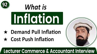 What is inflation  Meaning of inflation  Demand pull inflation  Cost push inflation [upl. by Ydnak]