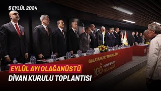 🔴 Galatasaray Spor Kulübü Olağanüstü Divan Kurulu Toplantısı [upl. by Ahsele]