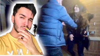 SISTER STARTED BEATING HIM Cigarette PRANK [upl. by Grady]