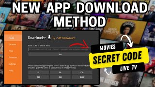 New App Download Method For Firestick in 2024 [upl. by Coonan]