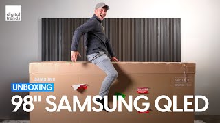 Unboxing Samsung’s Largest QLED TV  Meet the 98” QN90D [upl. by Rexanne137]