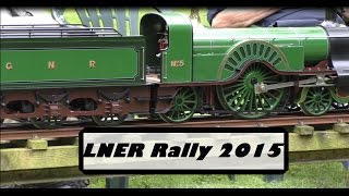 Leyland Society of Model Engineers LNER Rally 2015  Live Steam [upl. by Trina]