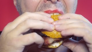 ASMR Eating 1 lb Tender Belly Bacon Sandwich 먹방 [upl. by Asor]