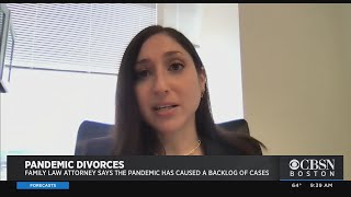 COVID Really Pushed People Over The Edge Pandemic Brings Backlog Of Divorce Cases In Massachusett [upl. by Larianna]