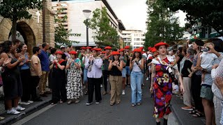 Primer ensayo de la compañía Jaizkibel [upl. by Oirromed]