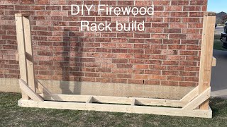 DIY Firewood Rack 8 foot by 4 foot [upl. by Oates]