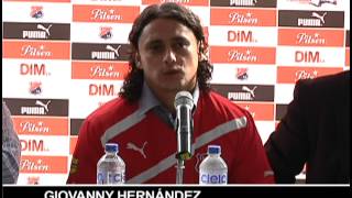 Giovanny Hernández es el nuevo volante del Independiente Medellín [upl. by Aloivaf101]