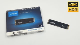 Crucial P3 PCIe 30 NVMe M2 SSD 4TB  Up to 3500MBs Read [upl. by Aken]