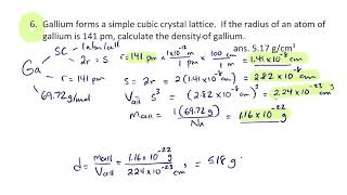 Crystal Lattice Problems [upl. by Mirielle]