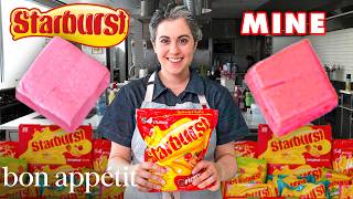 Pastry Chef Attempts to Make Gourmet Starburst  Gourmet Makes  Bon Appétit [upl. by Azmah]