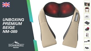 UNBOXING BY DONNERBERG Premium neck and back massager NM089Beige [upl. by Martineau]