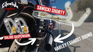 Harley Davidson Exhaust Sound Sawicki Exhaust [upl. by Geffner]