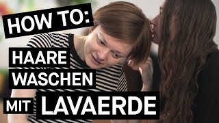 How To Lavaerde Haare Waschen ohne Shampoo mit iamserafina  PULS Reportage [upl. by Nahshunn969]