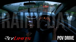 RAINY Day Drive  ASMR  PoV Drive  4K  REVLIMITS [upl. by Brandon]