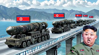 Arriving at the Russian bridge 9000 Tons of North Korean Missiles Destroyed by Ukraine [upl. by Rayford]