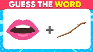 Guess the WORD by Emojis 🤔 Emoji Quiz [upl. by Lordan]