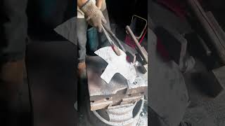 An axe forging process goodtools short [upl. by Aicilihp]