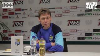 Pressekonferenz SC Preußen Münster 10 Chemnitzer FC  3Liga [upl. by Notelrac]