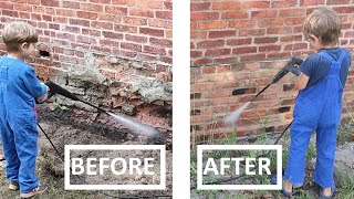 Ziegelmauer sanieren Mauersteine ersetzen Restoring Old Brick Wall Restaurierung [upl. by Root]