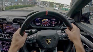 POV Novitec Lamborghini Urus Esteso city drive in South Africa [upl. by Odnanref]