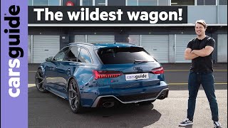 Audi RS6 2024 review Performance  More V8 power for BMW M5 and MercedesAMG E63rivalling wagon [upl. by Teragramyram]