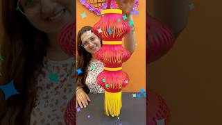 Diy paper diwali hanging decor diy diwali hanging decor craft shorts youtubeshorts [upl. by Patrica]