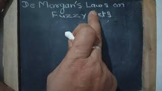 De Morgans laws on fuzzy sets [upl. by Dolhenty]