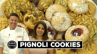 Pignoli Cookies  5 Varieties  Classic Desserts w Cake Bosss Joe amp Grace [upl. by Prue]