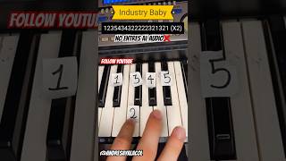 Tutorial Piano Industry Baby Funny Easy Foryou Share Video Real Divertido fyp short viral music [upl. by Ducan]