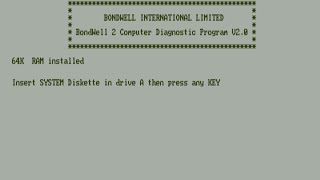 Bondwell2 BW 2 V20 [upl. by Name]