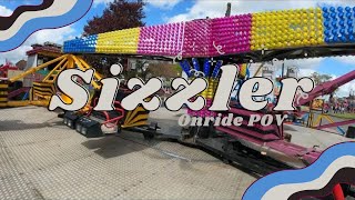 Sizzler On Ride Pov  Warwicks FunFair [upl. by Bigner]