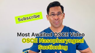 OSCEosce Naso Pharyngeal Suctioning [upl. by Kurr113]