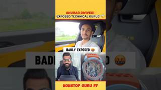 Technical Guruji Badly Exposed By Anurag Dwivedi 😱 shorts [upl. by Eissak]