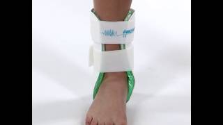 Aircast Air Stirrup Ankle Brace  How It Works [upl. by Wynnie]