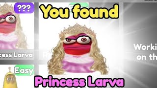 How to find Diamond Larva amp Princess Larva Roblox roblox findthelarva larvameme oioioi [upl. by Hazeghi594]