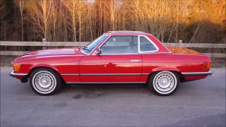 Mercedes Benz 380SL R107 Acceleration 0200 kmh [upl. by Ahsilram]