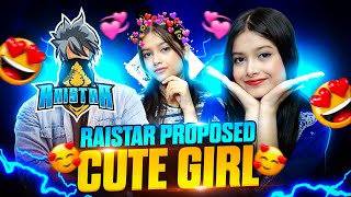 RAISTAR PROPOSE CUTE GIRL ON LIVE 🤣🥵 RAISTAR FACE REVEAL CHALLENGE ON LIVE😮 [upl. by Wilone946]