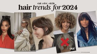 2024 HAIR TRENDS  Cut  Color  Styling [upl. by Rob]