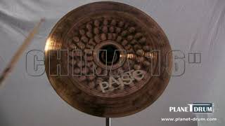 Paiste Serie 900  CHINA 16quot [upl. by Enelyw595]