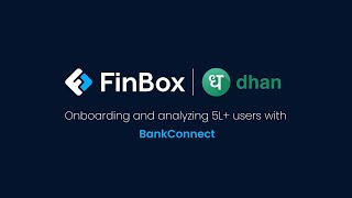 FinBox X Dhan — Bank Statement Analysis Reduces Onboarding TAT to Just 10 Seconds [upl. by Krueger]