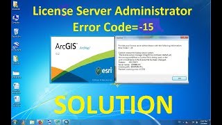 Fixing ArcGIS License Server Administrator Error Code 15 [upl. by Myrt997]