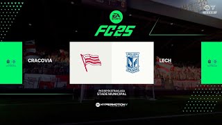 Cracovia vs Lech Poznań Ekstraklasa 2425 Gameplay EA FC 25 eafc25 easports [upl. by Banks]