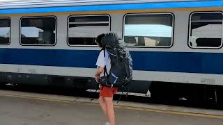 Ljubljana Train Station Viewing the passenger trains of Slovenia europetra slovenia railfanning [upl. by Alolomo259]