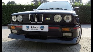 BMW E30 M3 1986  Walkaround engine sound start up [upl. by Hartman150]