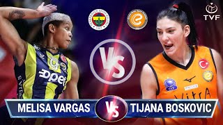 Melisa vargas vs Tijana Boskovic  Fenerbahce vs Eczicibssi vitra [upl. by Gnik688]