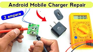 Android mobile charger repair  Moto charger repair  Techno mitra [upl. by Ollehcram]