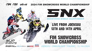 FIM SNOWCROSS WORLD CHAMPIONSHIP Joensuu Finland 1442024 [upl. by Keeler]